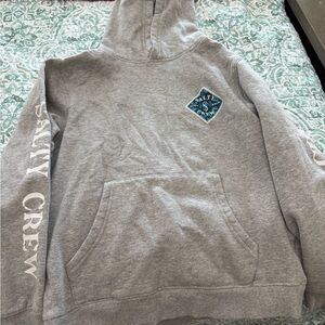 Salty Crew Heather Gray Pullover Toddler/Preschool size XL runs small